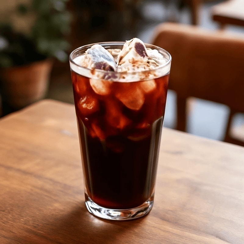 Iced coffee product photo generated with Ritapos AI