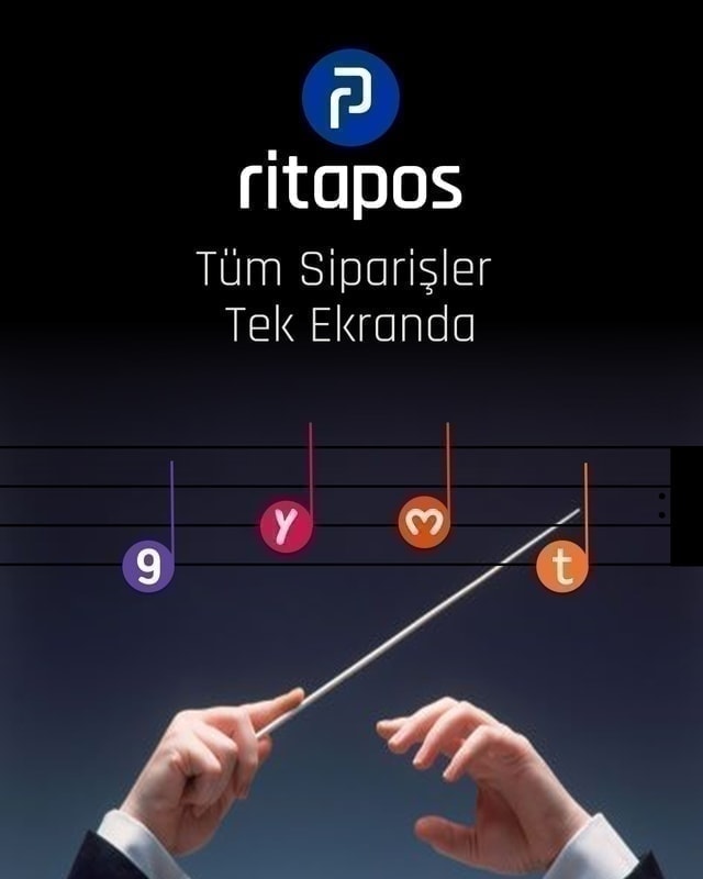 Ritapos delivery integrations — Yemeksepeti, Getir, Trendyol on one screen